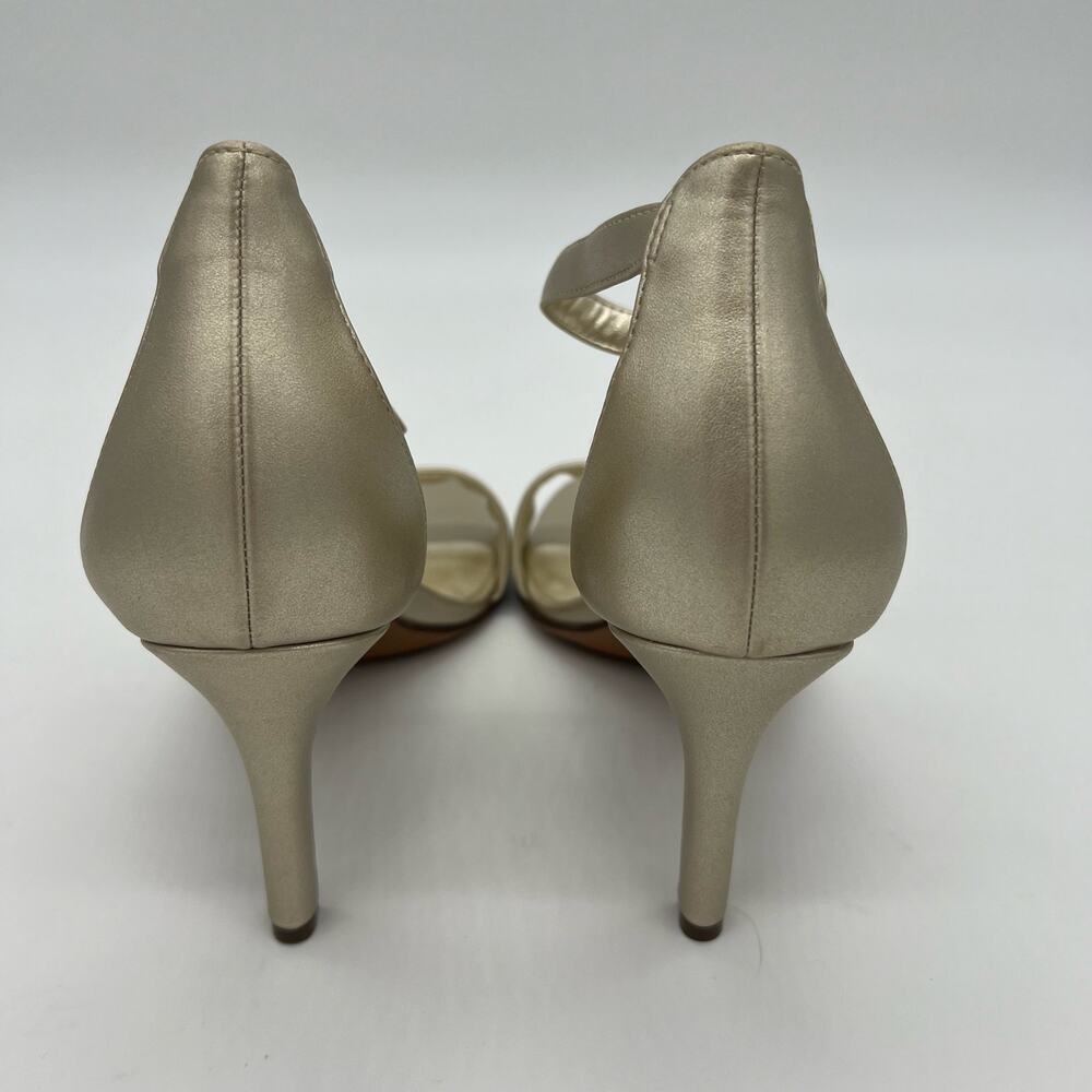 Naturalizer Kinsey Rhinestone Open Toe Ankle Strap Heel Womens Size 9 Wedding - Picture 9 of 13